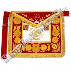 Masonic Regalia Red Bullion Wire Braid Aprons